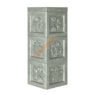 Облицовка дымохода Эверест Талькохлорит Профи 3, 280х280х750, S-50