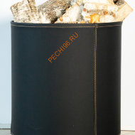 Дровница Fire&Wood Tallin, экокожа черная