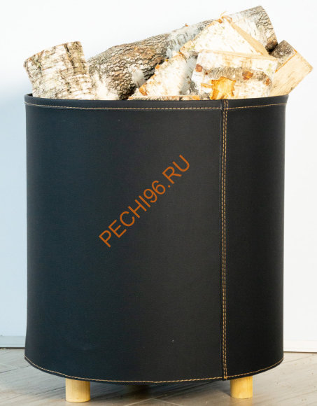 Дровница Fire&Wood Tallin, экокожа черная Дровница Fire&Wood Tallin, экокожа черная