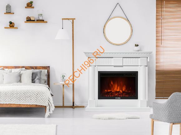 Электрокамин Electrolux EFP/P-3020LS с порталом Firelight Colonna 30, белый Электрокамин Electrolux EFP/P-3020LS с порталом Firelight Colonna 30, белый