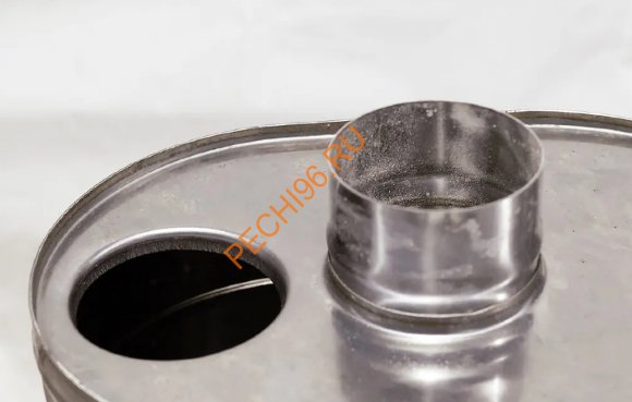 Бак на трубе УМК D130 мм, нержавейка АISI 439 0,8 мм 60 л Бак на трубе УМК D130 мм, нержавейка АISI 439 0,8 мм 60 л