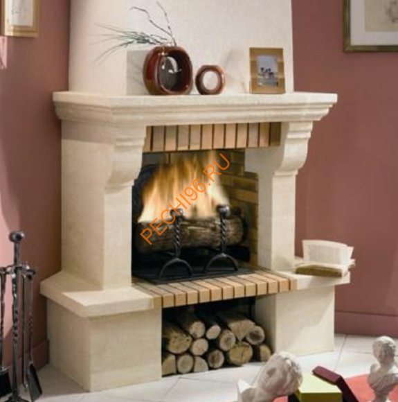 Дровяной камин CHAZELLES СS11 с топкой SOLO D70