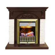 Электрокамин Dimplex Bern с очагом Danville Antique Brass FB2 темный дуб Электрокамин Dimplex Bern с очагом Danville Antique Brass FB2 темный дуб
