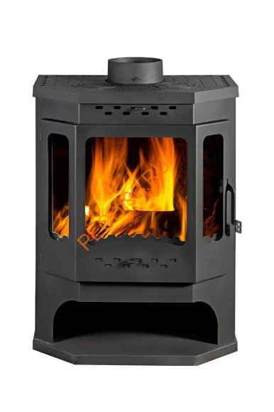 Печь-камин БАВАРИЯ Призматик с плитой