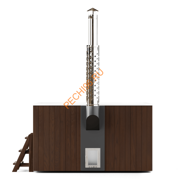 Купель композитная Polarspa ELITE QUATTRO 200 термососна темная