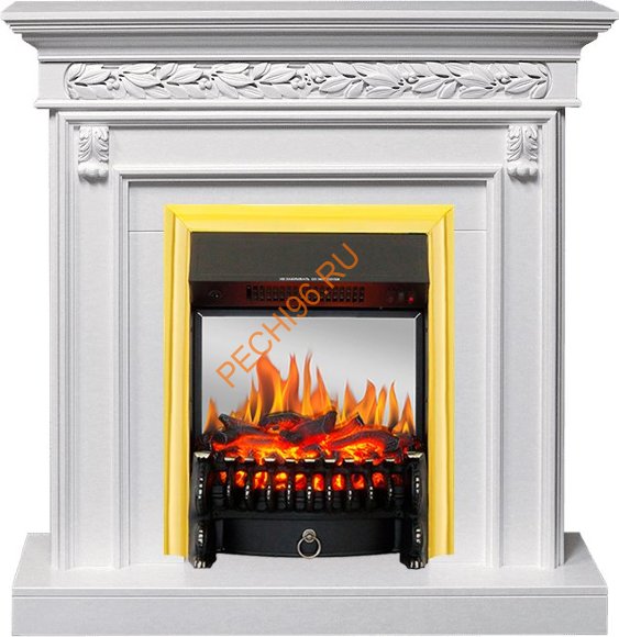 Электрокамин Royal Flame Valletta белый с очагом Fobos FX M Электрокамин Royal Flame Valletta белый с очагом Fobos FX M