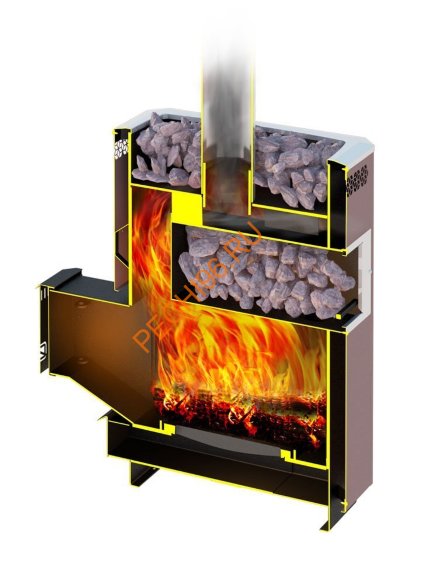 Печь банная Теплодар Кузбасс 14 ТК Печь банная Теплодар Кузбасс 14 ТК