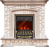 Электрокамин Royal Flame Preston Слоновая кость с патиной с очагом Aspen Электрокамин Royal Flame Preston Слоновая кость с патиной с очагом Aspen