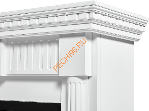 Электрокамин Electrolux Sphere Plus EFP/P-3320RLS с порталом Firelight Colonna 30, белый