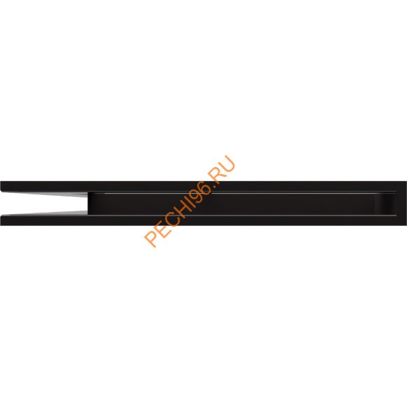 Люфт Kratki NP/L60/C угловой черный 766x547 мм