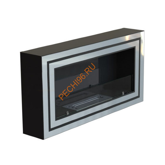 Биокамин WF250 стемалит Арома, стекло тонированное, двойная рамка нержавейка Биокамин WF250 стемалит Арома, стекло тонированное, двойная рамка нержавейка