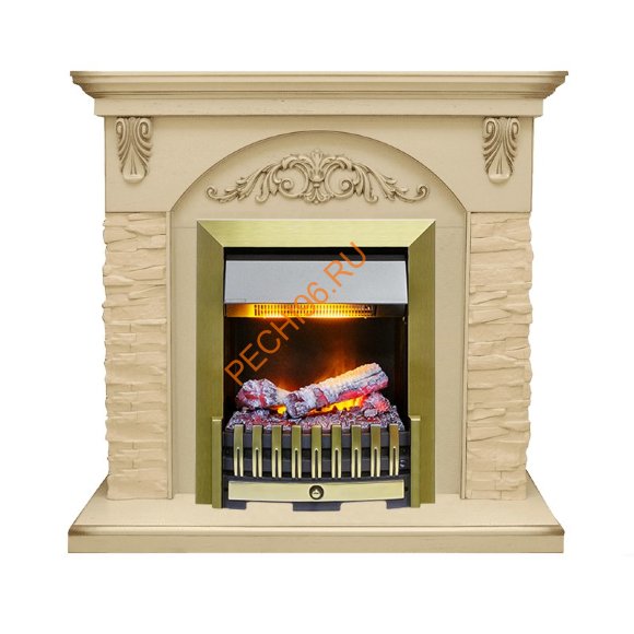 Электрокамин Dimplex Bern с очагом Danville Antique Brass FB2 алебастр Электрокамин Dimplex Bern с очагом Danville Antique Brass FB2 алебастр