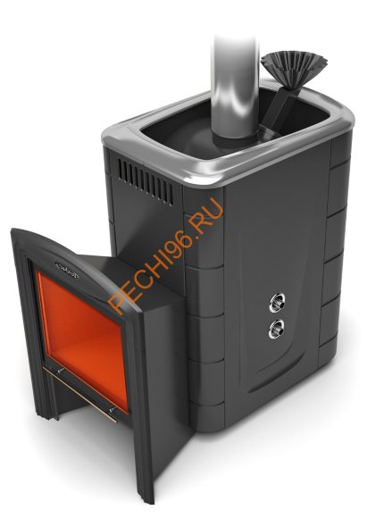 Печь банная ТМФ Гейзер 2014 Carbon Витра ТО антрацит