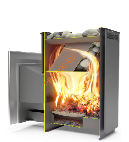 Печь банная Теплодар Сибирь 20 ЛK