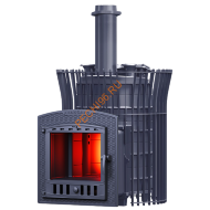 Печь банная Гефест AVANGARD ЗК 35 (П2) Pro Ураган тюльпан