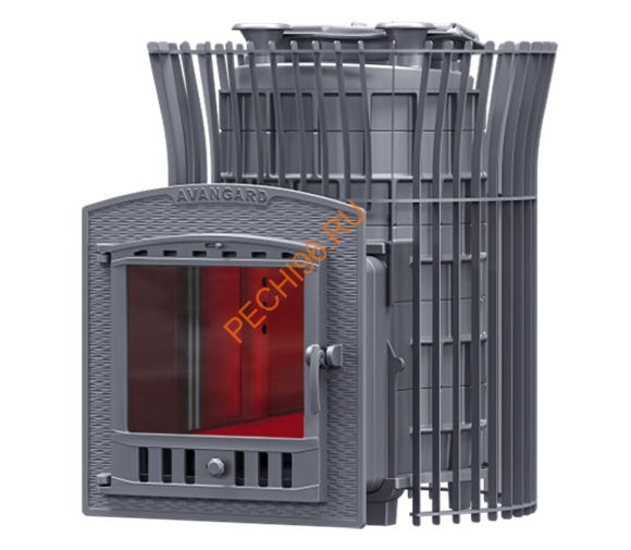 Печь банная Гефест AVANGARD ЗК 24ПС Ураган тюльпан