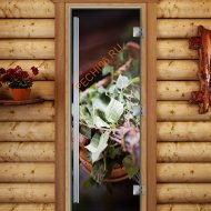 Дверь стеклянная DoorWood «Престиж», 800х2000мм, с фотопечатью «Березовый дух» Дверь стеклянная DoorWood «Престиж», 800х2000мм, с фотопечатью «Березовый дух»