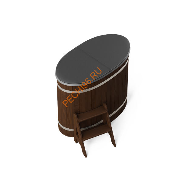 Купель композитная Polarspa STANDART 68 термобереза темная