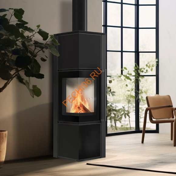 Печь-камин Kratki TORA/M Nero Assoluto Печь-камин Kratki TORA/M Nero Assoluto