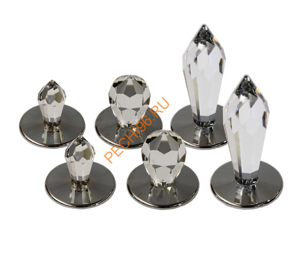 Набор хрустальных насадок Cariitti Crystal Kit 6 хром