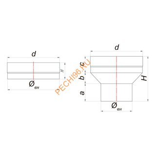 Переходник с топки на трубу ВУЛКАН VBR D115 мм, нерж 0.8, черный Переходник с топки на трубу ВУЛКАН VBR D115 мм, нерж 0.8, черный