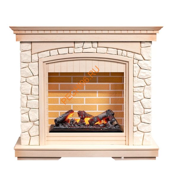 Электрокамин Dimplex Glasgow с очагом Cassette 600 NH слоновая кость