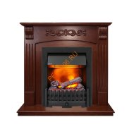 Электрокамин Dimplex Sorrento угловой с очагом Danville Black FB2 орех Электрокамин Dimplex Sorrento угловой с очагом Danville Black FB2 орех