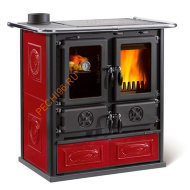 Печь-камин La Nordica ROSETTA SINISTRA 16 CERAMICA LIBERTY BORDEAUX