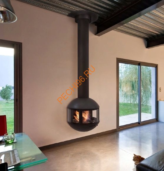 Камин Focus Edofocus 631 труба в потолке Камин Focus Edofocus 631 труба в потолке