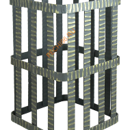 Сетка на трубу Гефест 35/40/45, 300х300х500 мм