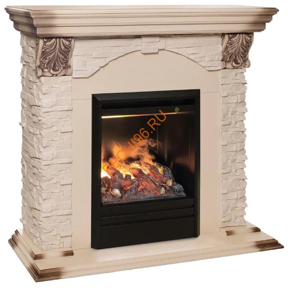 Электрокамин RealFlame Dublin Lux WT с очагом 3D Olympic