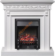 Электрокамин Royal Flame Valletta белый с очагом Fobos FX Электрокамин Royal Flame Valletta белый с очагом Fobos FX
