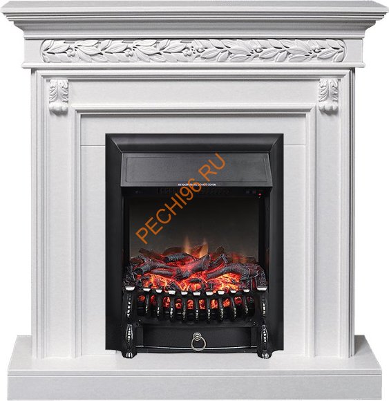 Электрокамин Royal Flame Valletta белый с очагом Fobos FX Электрокамин Royal Flame Valletta белый с очагом Fobos FX