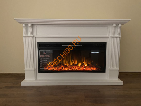 Электрокамин Royal Flame Cardiff белый с очагом Vision 42 LED Электрокамин Royal Flame Cardiff белый с очагом Vision 42 LED