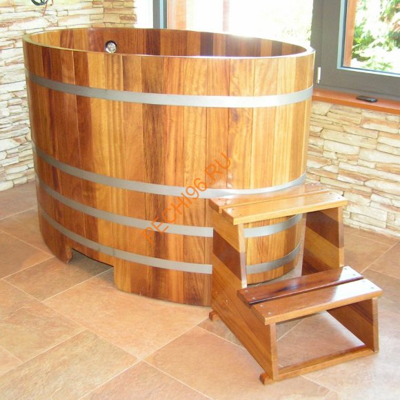 Купель для бани Blumenberg TBK 130х79 Premium овальная из камбалы (чертеж 130/7) Купель для бани Blumenberg TBK 130х79 Premium овальная из камбалы (чертеж 130/7)