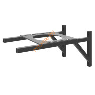 Кронштейн опорный Везувий D220/250мм, черный