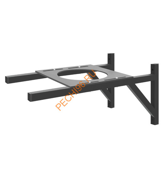 Кронштейн опорный Везувий D180/200, черный Кронштейн опорный Везувий D180/200, черный