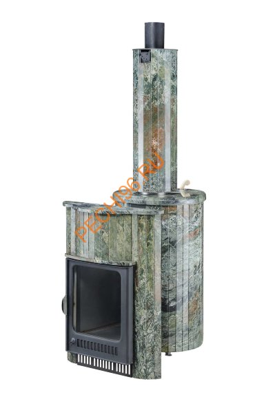 Печь банная Ферингер Малютка ПФ Жадеит перенесённый рисунок