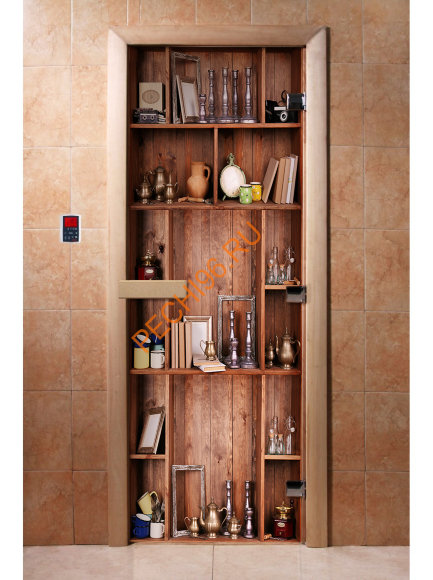 Дверь стеклянная DoorWood с фотопечатью «Винтаж»