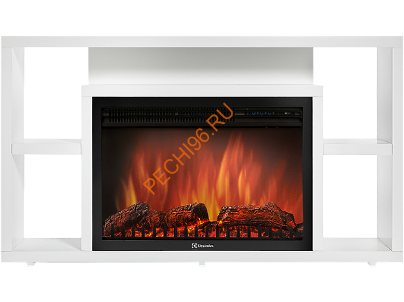 Электрокамин Electrolux EFP/P-3020LS с порталом Firelight Multimedia 30, белый