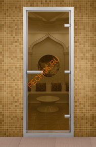 Дверь стеклянная ALDO «бронза» коробка алюминий с порогом Дверь стеклянная ALDO «бронза» коробка алюминий с порогом