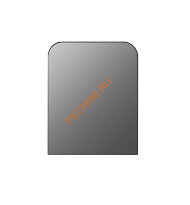 Лист предтопочный Везувий, нерж 0,5мм, 800х980х0,5 R75