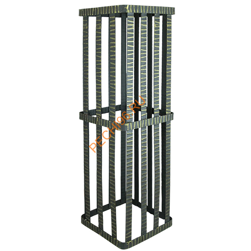 Сетка на трубу Гефест 40/45 300х300х1000 мм, под шибер Сетка на трубу Гефест 40/45 300х300х1000 мм, под шибер