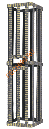 Сетка на трубу Гефест 40/45 300х300х1000 мм, под шибер Сетка на трубу Гефест 40/45 300х300х1000 мм, под шибер