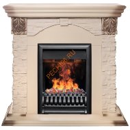 Электрокамин RealFlame Dublin Lux WT с очагом 3D Oregan