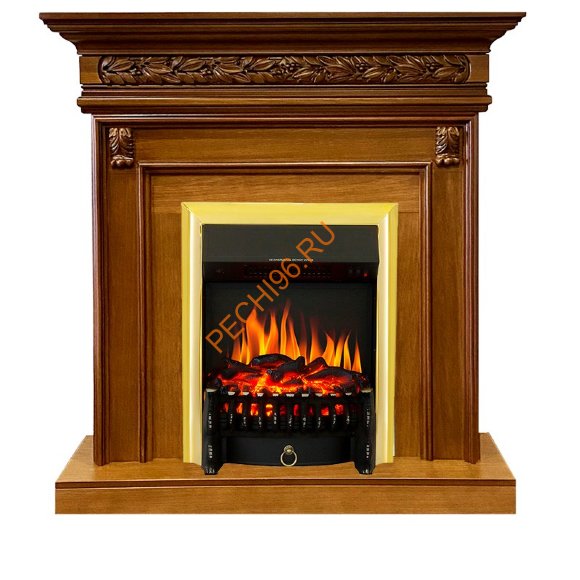 Электрокамин Royal Flame Valletta орех с очагом Fobos FX Электрокамин Royal Flame Valletta орех с очагом Fobos FX