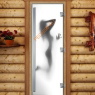 Дверь стеклянная DoorWood «Престиж», 800х2000мм, с фотопечатью «Танец»