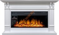 Электрокамин Royal Flame Cardiff белый с очагом Vision 42 LOG LED Электрокамин Royal Flame Cardiff белый с очагом Vision 42 LOG LED