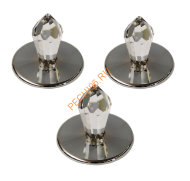 Набор хрустальных насадок Cariitti CR12 Kit 3 хром Набор хрустальных насадок Cariitti CR12 Kit 3 хром