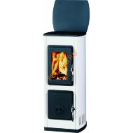 Стальная печь-камин Thorma MILANO II termoplate белая